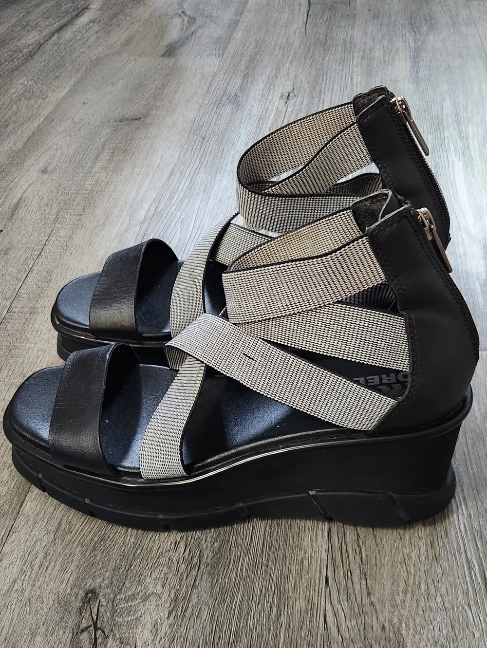 Sorel Joaniell Sport Strap‎ Wedge Sandals